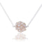 Mère Pink Seed Pearl Cluster Necklace