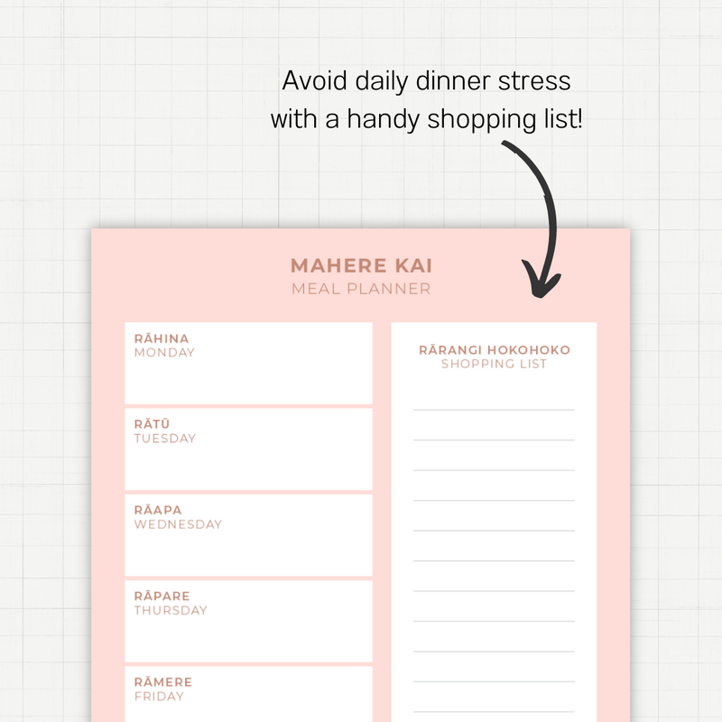 Mahere Kai (Meal Planner) magnet