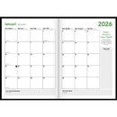 A5 Diary Day Per Page O Aso Ma Ona Fuafuaga 2026 Black