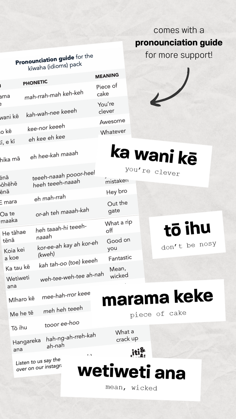 Kīwaha (idioms)