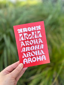 Aroha card