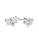 Honey Bee Studs - Silver