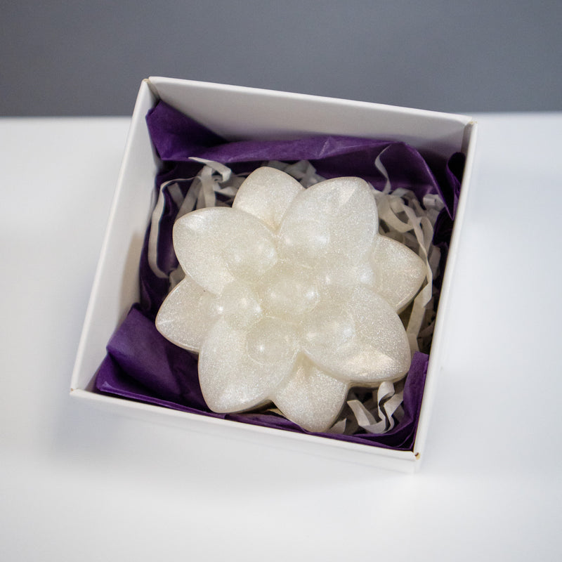 White Gardenia Flower Handcrafted Soaps