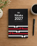 B5 Day Per Page Rātaka 2027 Black Koru