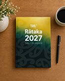A5 Day Per Page Rātaka 2027 Green Koru