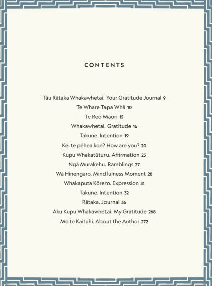 WHAKAWHETAI: Gratitude Daily Bilingual Journal