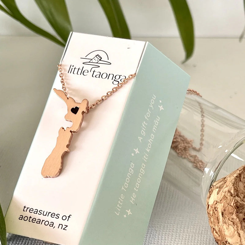 Aotearoa Necklace - Rose Gold