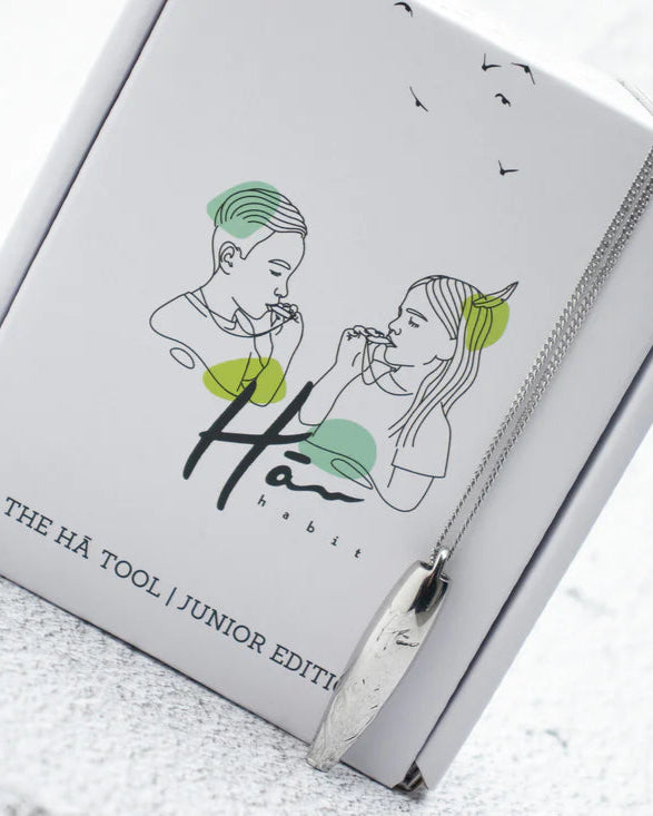 Junior/Kids Hā Tool Koru | Stress & Anxiety Relief Necklace Toolkit