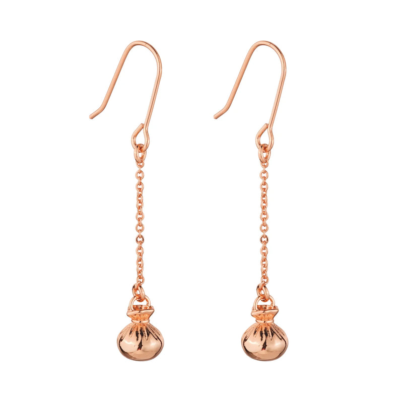 Poi Earrings Rose Gold