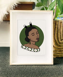 Mana Wahine Art Print