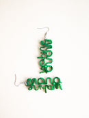 Mana Wāhine I - Earrings Green