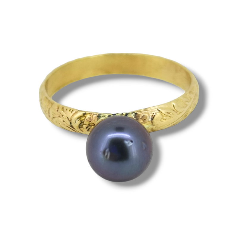 Manuia Ring size 13.5 (gold fill)