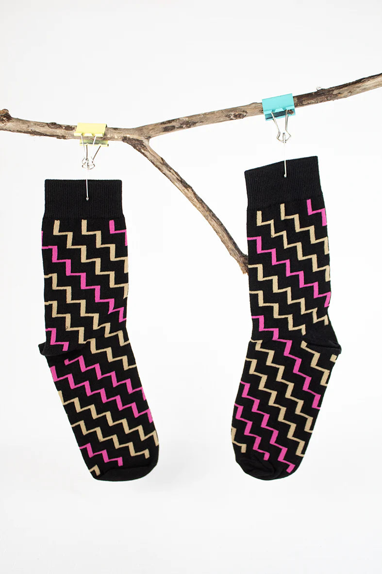 Designer Poutama Socks