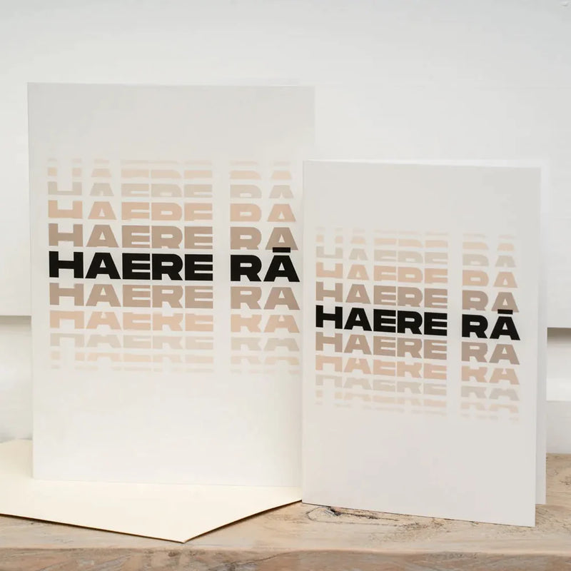 Haere rā - Farewell card
