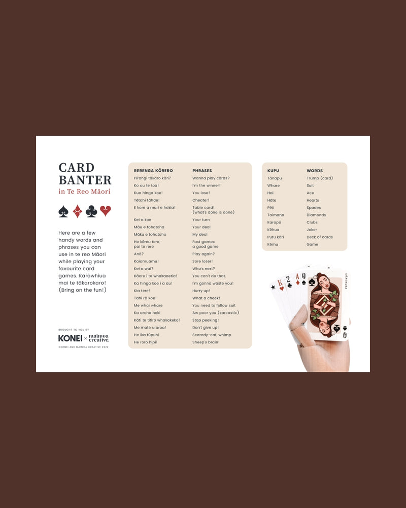 FREE - Card banter in te reo Māori