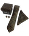 Boxed Tie Set  - Black / Gold