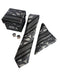 Boxed Tie Set  - Black / Silver