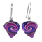Purple Mystic Wave Flow Earrings