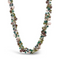 Areeya Earthy Green & Pink Multi Crystal Bead Necklace