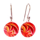 Red Petals Earrings