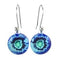 Blue Kiwifruit Earrings