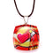 Red Exotic Heart Pendant