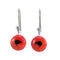 Red Mini Kiwi Earrings