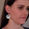 Mère Large White 2 Earrings