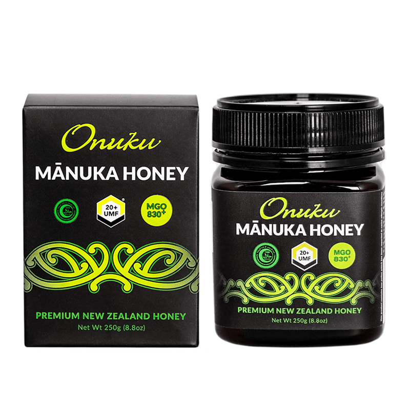 Onuku Certified Manuka Honey UMF20+/MGO829+ 250g -Buy 1 Get 1 Native Tree Honey Free