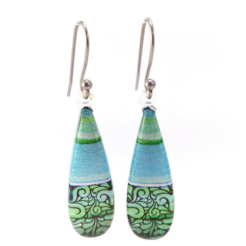 Turquoise Lace Earrings