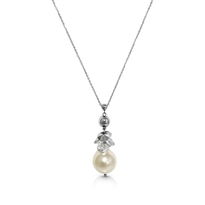 Perle Silver & White Necklace