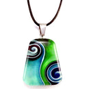 Turquoise Two Waves Pendant