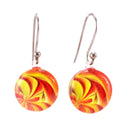 Orange Petals Earrings