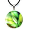 Green Feathers Pendant