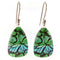 Turquoise Monarch Butterfly Earrings