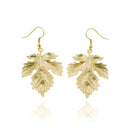 Changing Season Yellow Gold Solid Earrings