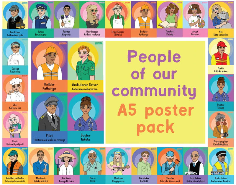 People of the Community A5 Poster Pack