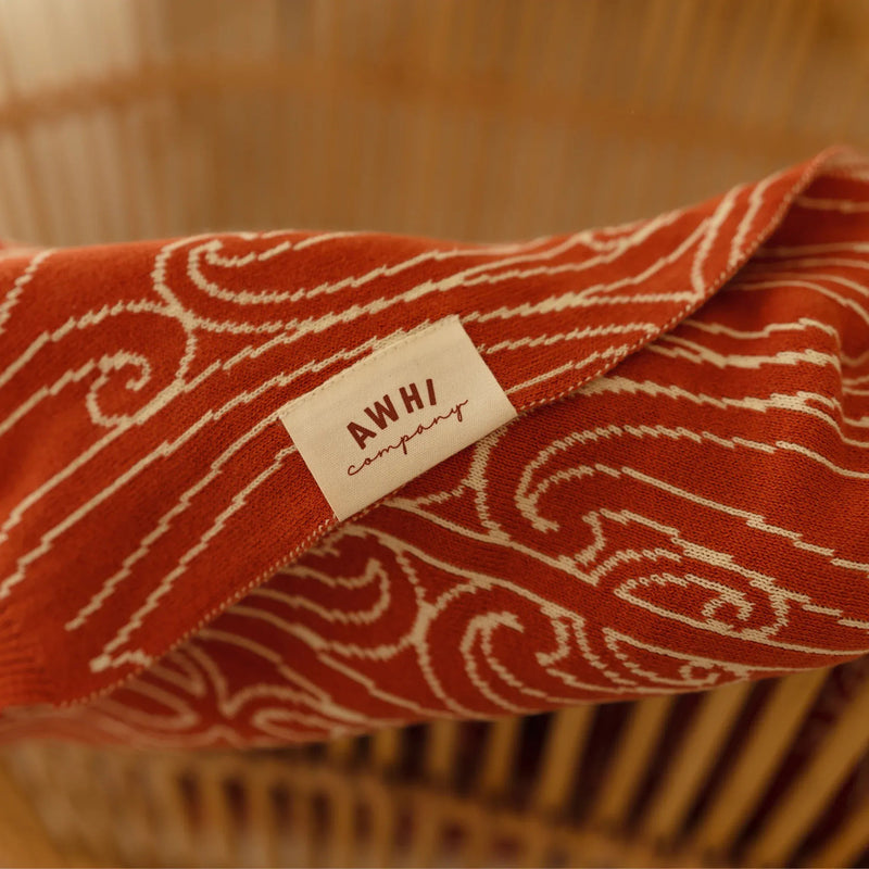 Manaaki Kōkōwai - Knitted Blanket