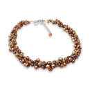 Areeya Bronze Pearl Necklace