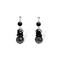 Perle Black Earrings