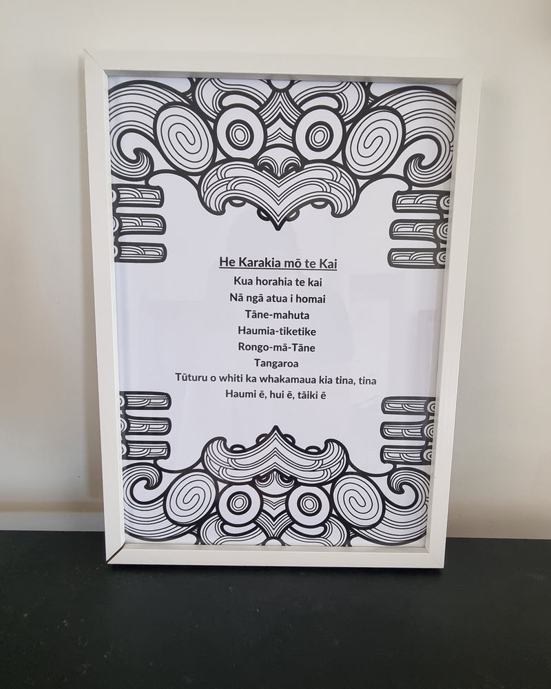 Kai karakia Print