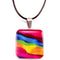 Pink Candy Stripes Pendant