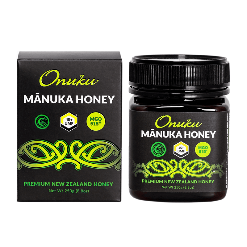 Onuku Certified Manuka Honey UMF15+/MGO515+ 250g -Buy 1 Get 1 Native Tree Honey Free