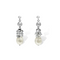 Perle White & Silver Earrings