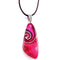 Pink Triangle Dot Wave Pendant