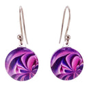 Purple Petals Earrings